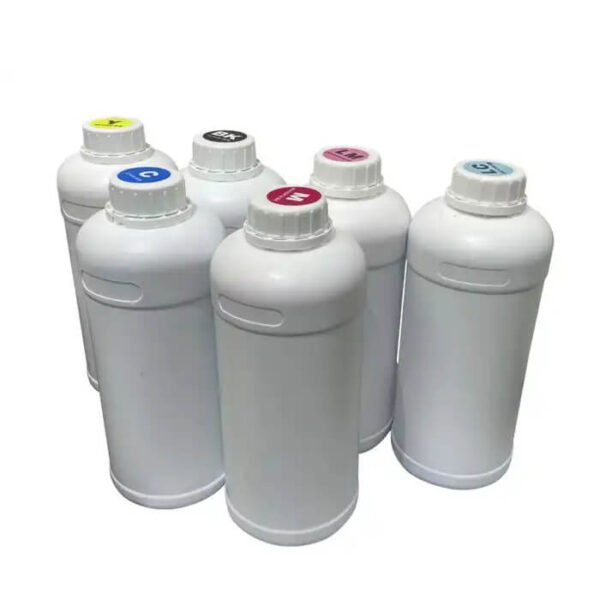 DTF ink in bottles